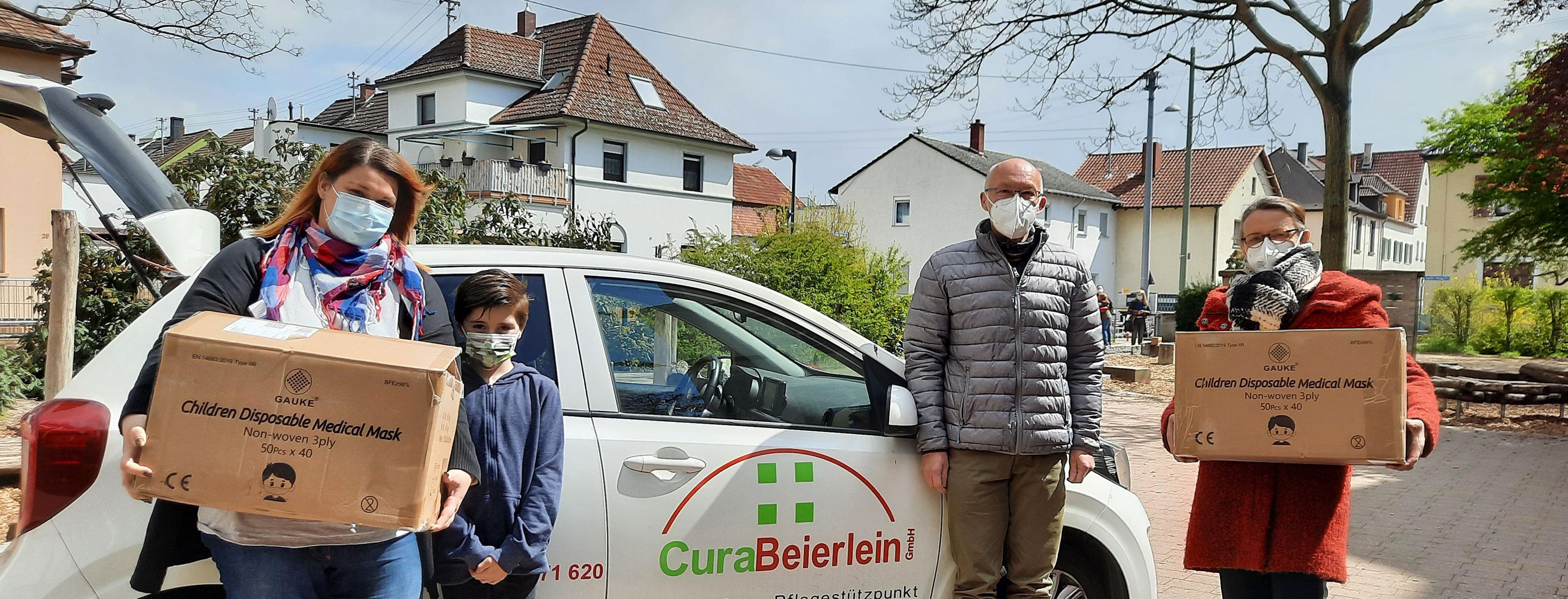 Maskenspende für Grundschulkinder